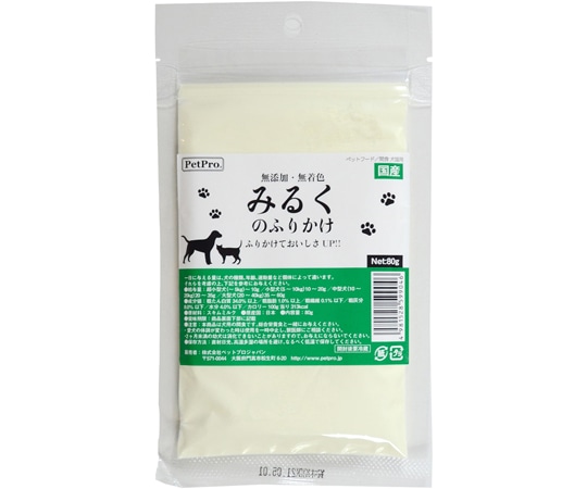 ペットプロジャパン ペットプロ みるくのふりかけ 80g  1個（ご注文単位1個）【直送品】