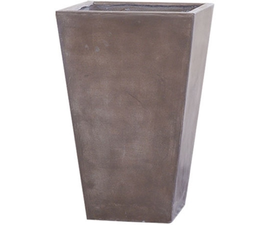 クレイ プランター TERRA-MENT Tall Square 46(テラメント トールスクエア)D 910-127-811 1個(ご注文単位1個)【直送品】