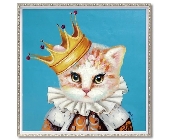 ユーパワー オイル ペイント アート｢ブルー クイーン(Mサイズ)｣ OP-18033 1個（ご注文単位1個）【直送品】