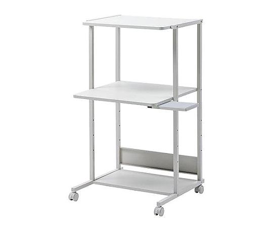 アズワン 650x610x1150mm パソコンデスク EA954HC-416A 1台(ご注文単位1台)【直送品】