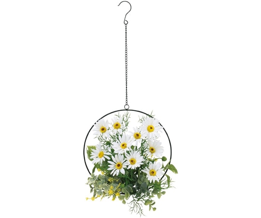 アズワン アイアンフレームマーガレットリース 25cm 33-19-1-1 1個(ご注文単位1個)【直送品】