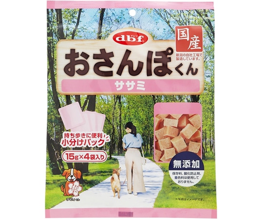 デビフペット おさんぽくん ササミ 15g×4袋入 5022 1セット（ご注文単位1セット）【直送品】