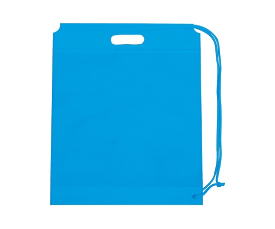 三和 不織布ショルダーバッグ 50枚入 パステルブルー SW4049-30 1箱（ご注文単位1箱）【直送品】