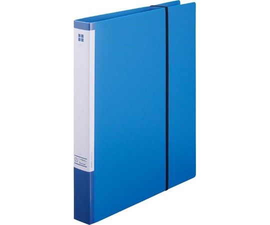 カウネット 伝票すっきりツインリングファイル 32mm ブルー 4320-7756 1冊(ご注文単位1冊)【直送品】