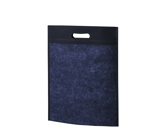 アズワン 不織布バッグ 小判抜きA4マチ無 紺 1箱(100枚入) LC0811AD00 1箱(ご注文単位1箱)【直送品】