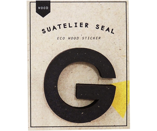 S&Cコーポレーション ウッドステッカー G WOOD-1707-G 1枚(ご注文単位1枚)【直送品】