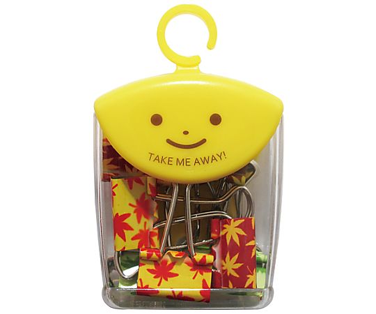 ミツヤ ダブルクリップ19mm 紅葉 8個×5箱入 TM-71-AK 1ケース（ご注文単位1ケース）【直送品】