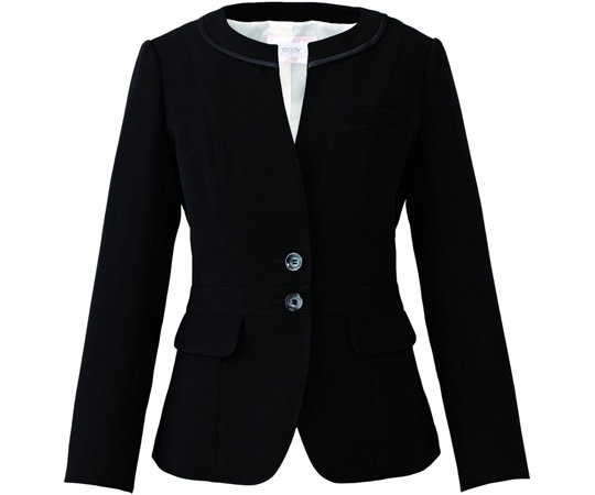 カーシーカシマ ENJOYNoir ジャケット セミロング丈 9号 EAJ513 1枚（ご注文単位1枚）【直送品】