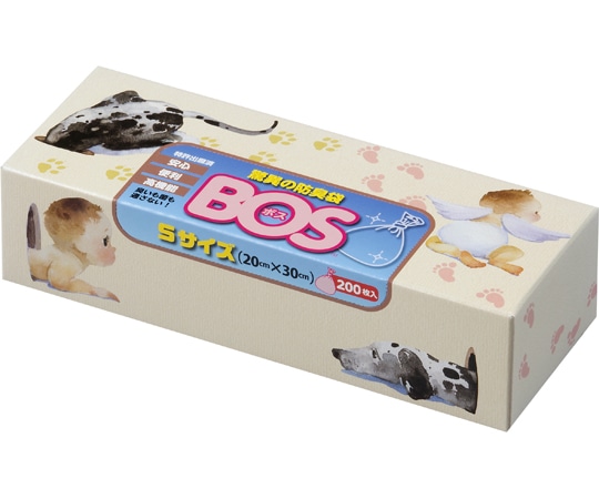 クリロン 防臭袋BOS 箱型 S 200枚×20箱入  1ケース(ご注文単位1ケース)【直送品】