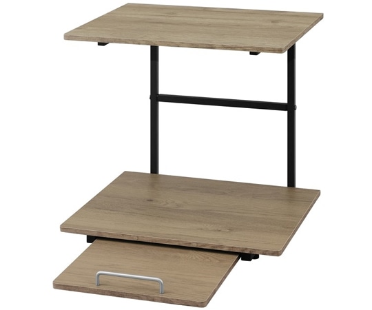 アイリスオーヤマ 冷蔵庫上ラック ブラック/アッシュブラウン RUR-480R 1個（ご注文単位1個）【直送品】