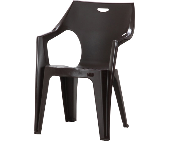 不二貿易 PCチェアー アンジェロ ブラウン(12271) 1セット(4個入) 49898 1セット（ご注文単位1セット）【直送品】