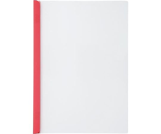 LIHITLAB スライドバーファイルA4縦50枚とじ 赤10冊 G1730-3 1パック(ご注文単位1パック)【直送品】