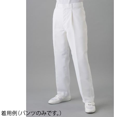 東洋リントフリー クリーンルーム用パンツ(男性用) 白 3L JA350A-01 3L 1本 (ご注文単位1本)【直送品】