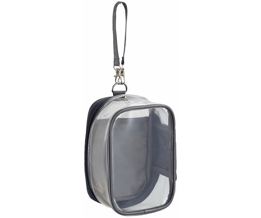 LIHITLAB myfa デコレーションボックスポーチ チャコールブラック A3306-24 1個(ご注文単位1個)【直送品】