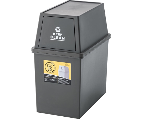 東谷 スタッキングペール30L スリム ブラウン LFS-760BR 1個(ご注文単位1個)【直送品】