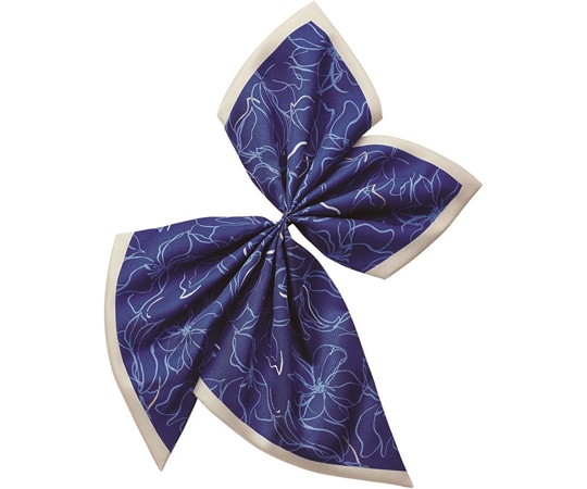 カーシーカシマ ENJOY スカーフ リボン 818-6 ブルー EAZ818 1枚（ご注文単位1枚）【直送品】