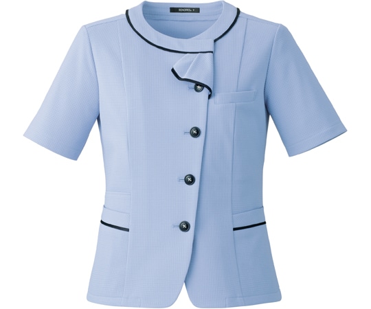 ボンマックス オーバーブラウス ブルー 7G AJ0858 1枚（ご注文単位1枚）【直送品】