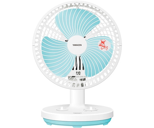 山善(YAMAZEN) 18cm卓上扇風機 風量2段階 切りタイマー付き YDT-F184(WA) 1台(ご注文単位1台)【直送品】