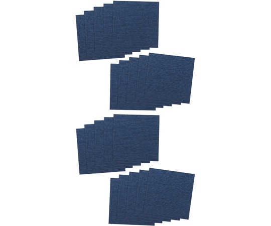 サンコー(生活用品) ペット用撥水タイルマット 同色20枚入 ネイビーブルー KV-73 1袋（ご注文単位1袋）【直送品】