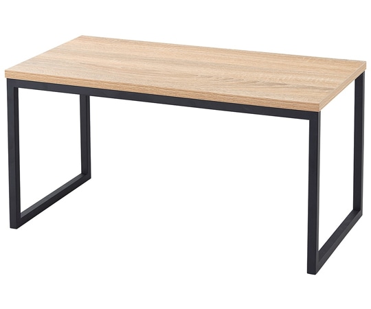 アズワン スチール脚コの字ディスプレイ 60cm ラスティック柄×黒脚 61-798-83-11 1個（ご注文単位1個）【直送品】