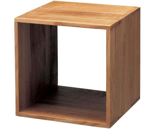 アズワン 木製ディスプレイボックス ブラウン 30cm角 61-806-54-2 1個（ご注文単位1個）【直送品】