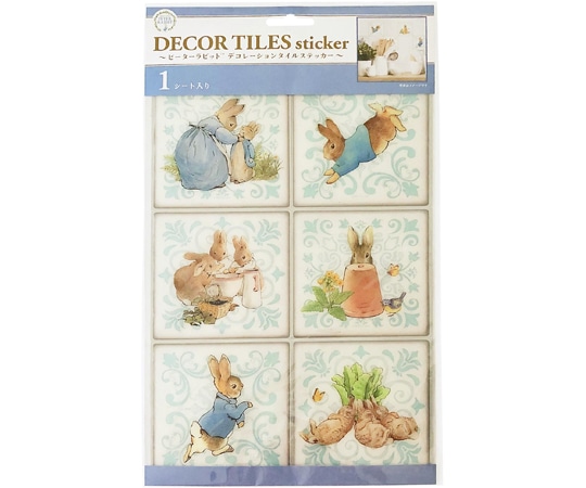 S&Cコーポレーション タイルステッカー ピーターラビット 194×290mm EPR16 1枚(ご注文単位1枚)【直送品】