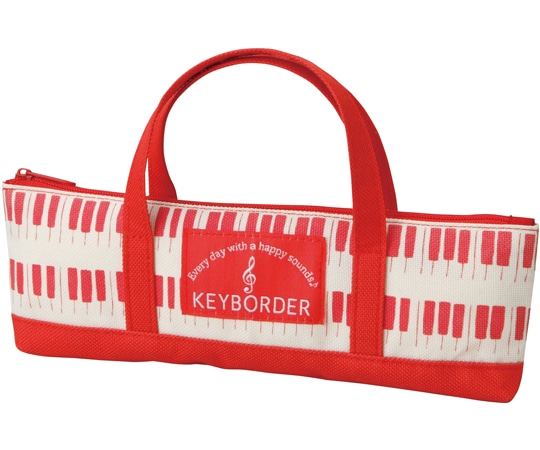 セトクラフト ペンケース(KEYBORDER)レッド SF-3351-RD 1個(ご注文単位1個)【直送品】