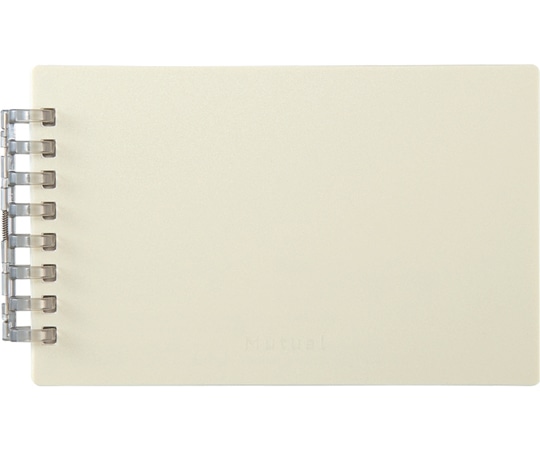 LIHITLAB Mutual オープンリングノート メモLサイズ アイボリー N2670-16 1冊(ご注文単位1冊)【直送品】