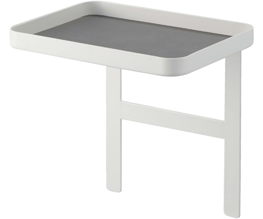 山崎実業 トイレットペーパーホルダー上ラック プレート ホワイト 4435 1個(ご注文単位1個)【直送品】