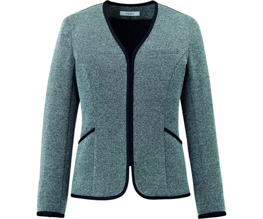 カーシーカシマ ENJOY ジャケット KNIT TWEED 15号 EAJ716 1枚（ご注文単位1枚）【直送品】