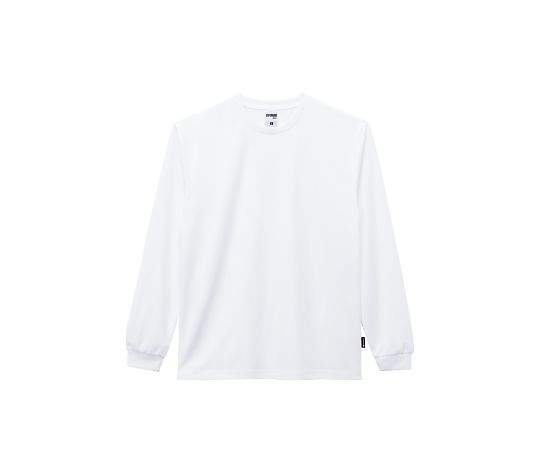 LIFEMAX 4.3オンスドライロングスリーブTシャツ(ポリジン加工) ホワイト XXL MS1609-15 XXL 1枚(ご注文単位1枚)【直送品】