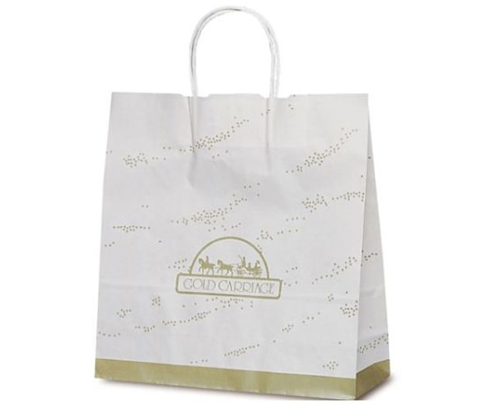 ベルベ 紙袋 自動紐手提袋 T-6 金馬車 200枚 1676 1ケース（ご注文単位1ケース）【直送品】