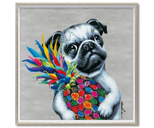 ユーパワー オイル ペイント アート｢カラフルパイン(Mサイズ)｣ OP-18043 1個（ご注文単位1個）【直送品】