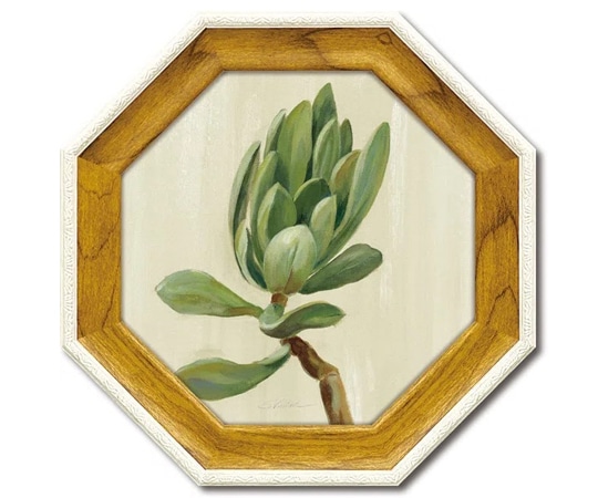 ユーパワー 八角 ミニゲル アートフレーム シルビア ヴァシレヴァ｢フロントヤード サキュレント3｣ SV-02553 1個（ご注文単位1個）【直送品】