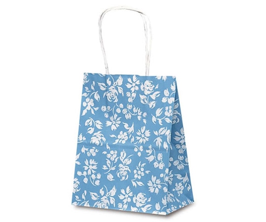 ベルベ 紙袋 自動紐手提袋 T-2 カレン(ブルー) 200枚 1222 1ケース（ご注文単位1ケース）【直送品】