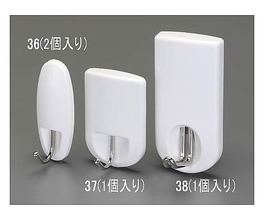 エスコ 3.5kg フック(粘着付/1個) EA638LL-38 1個(ご注文単位1個)【直送品】