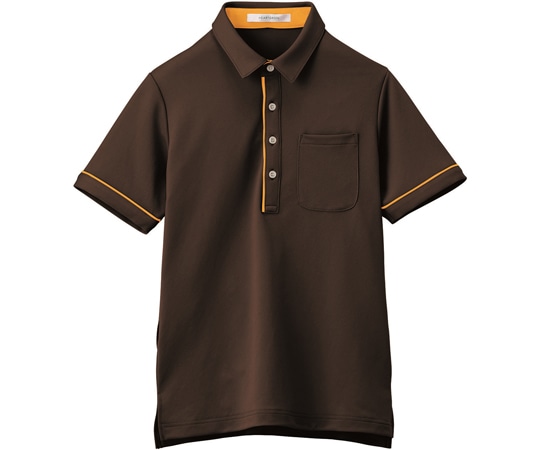 カーシーカシマ HEARTGREEN 半袖ポロシャツ アースブラウン 3L HSP003 1枚（ご注文単位1枚）【直送品】