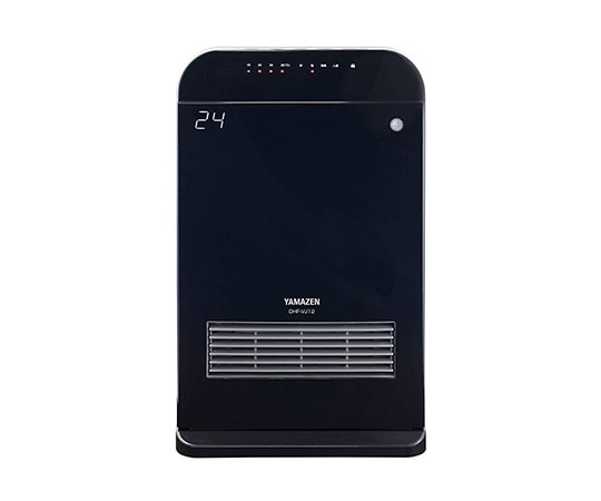 山善(YAMAZEN) 消臭セラミックヒーター 温度・人感センサー付き ブラック DHF-VJ12(B) 1台(ご注文単位1台)【直送品】