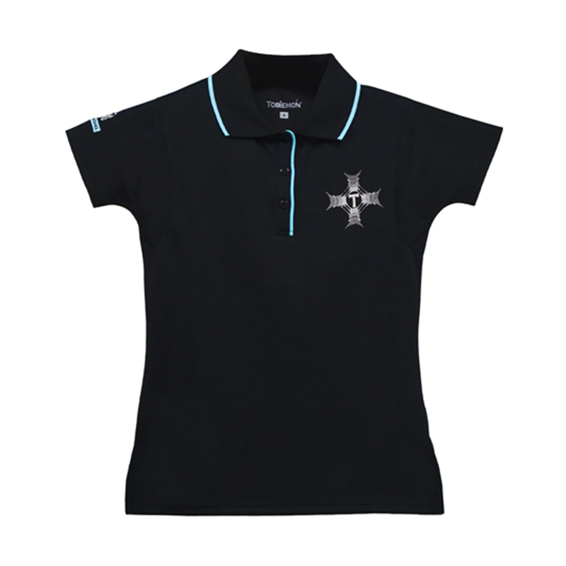 TOBIEMON 機能性ポロシャツ 女性用 ブラック XS 10枚セット TBPOL-BK-XS 1袋（ご注文単位1袋）【直送品】