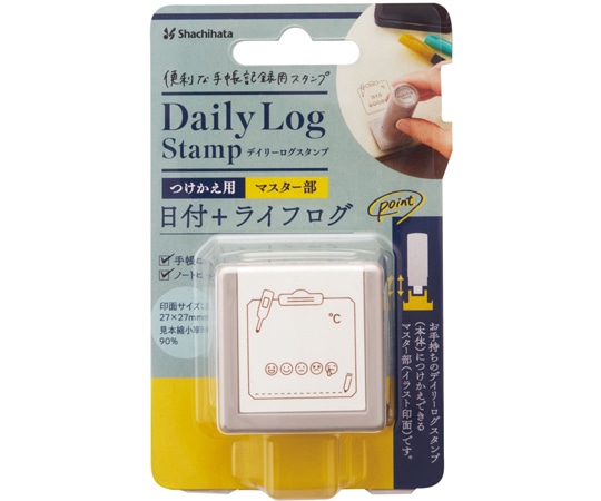 シヤチハタ DLS マスター部01 体温体調記録 GDL-2727M/H-01 1個(ご注文単位1個)【直送品】