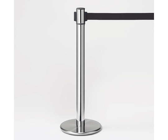 アズワン ベルトパーテーション ヘッド回転タイプ 黒 870-962BK 1個(ご注文単位1個)【直送品】