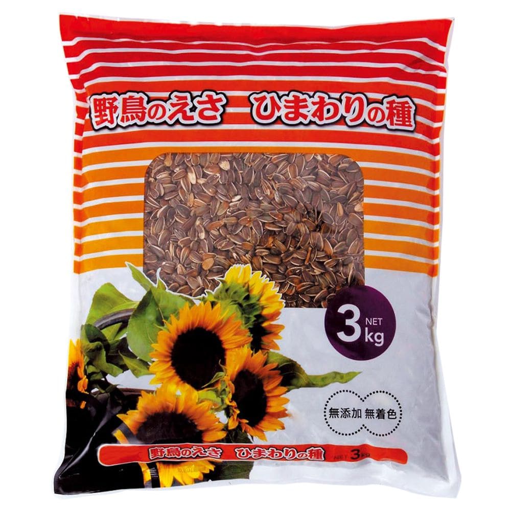 アラタ 野鳥のえさ ひまわりの種 3kg  1袋（ご注文単位1袋）【直送品】