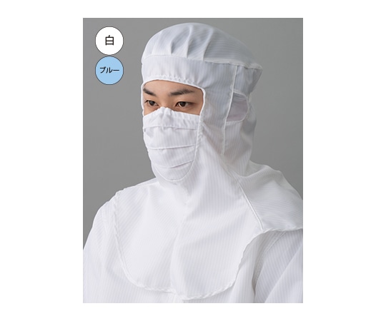 東洋リントフリー クリーンフード(目出しタイプ) 青 M FC438C-02 M 1枚 (ご注文単位1枚)【直送品】