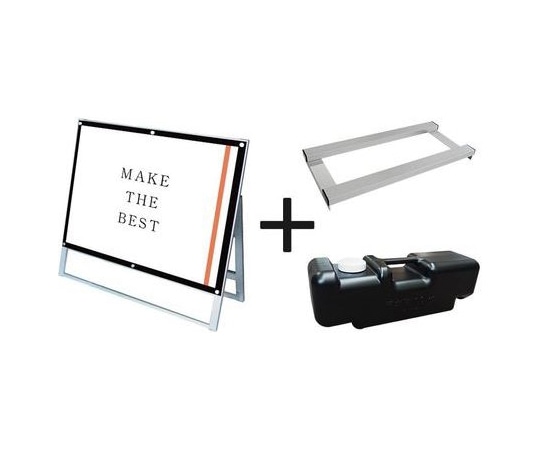 常磐精工 ポスター用スタンド看板マグネジ B1横ロウ片面ブラック ウエイトアーム・水タンクセット PSSKMN-B1YLKB-3SET 1個(ご注文単位1個)【直送品】