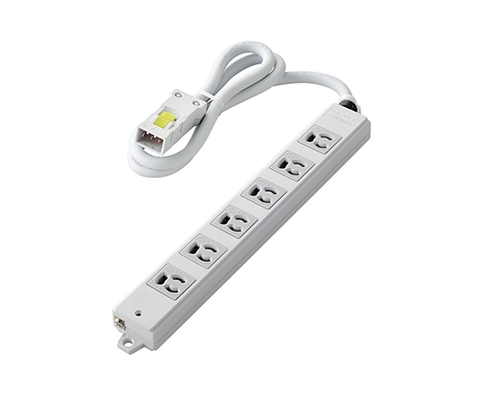 エレコム ハーネスタップ 6口 抜けどめあり 1m T-WHRM3610LG/RS 1個(ご注文単位1個)【直送品】