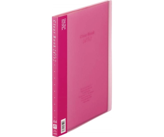 ライオン事務器 クリアーブック 【ε:r】 ピンク CR-20A 1冊(ご注文単位1冊)【直送品】