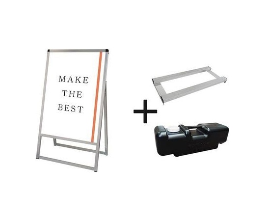 常磐精工 バリウススタンド看板 A0片面 ウエイトアーム・水タンクセット VASKAC-A0K-3SET 1個(ご注文単位1個)【直送品】