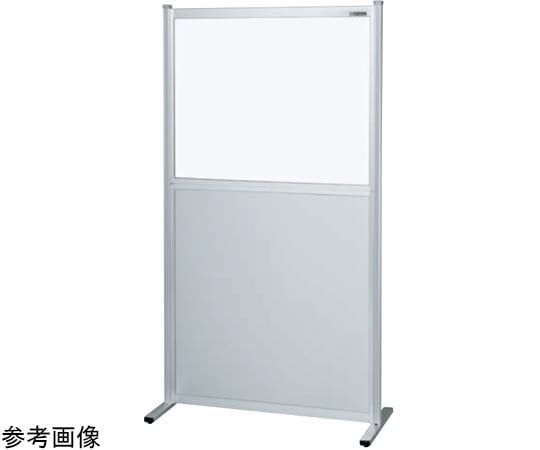 サカエ パーティション(固定式・単体・上塩ビ・下アルミ)900×1730×11.5mm NAE-9018FT 1台(ご注文単位1台)【直送品】