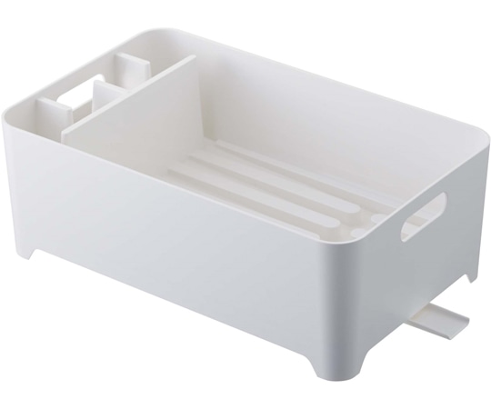 山崎実業 水切りバスケット アクア ホワイト 2630 1個（ご注文単位1個）【直送品】