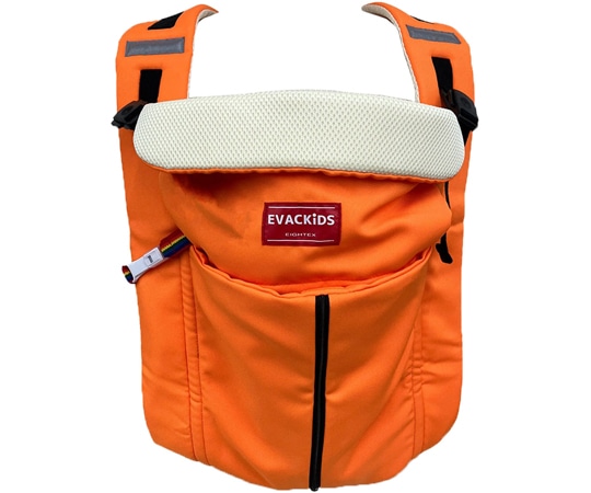 日本エイテックス 避難くん 新生児から使える避難用5WAYキャリー オレンジ 01-171 1個（ご注文単位1個）【直送品】